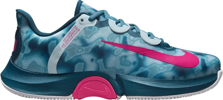 Кроссовки Nike Naomi Osaka x Wmns NikeCourt Air Zoom GP Turbo 'Glacier Blue Marble', синий