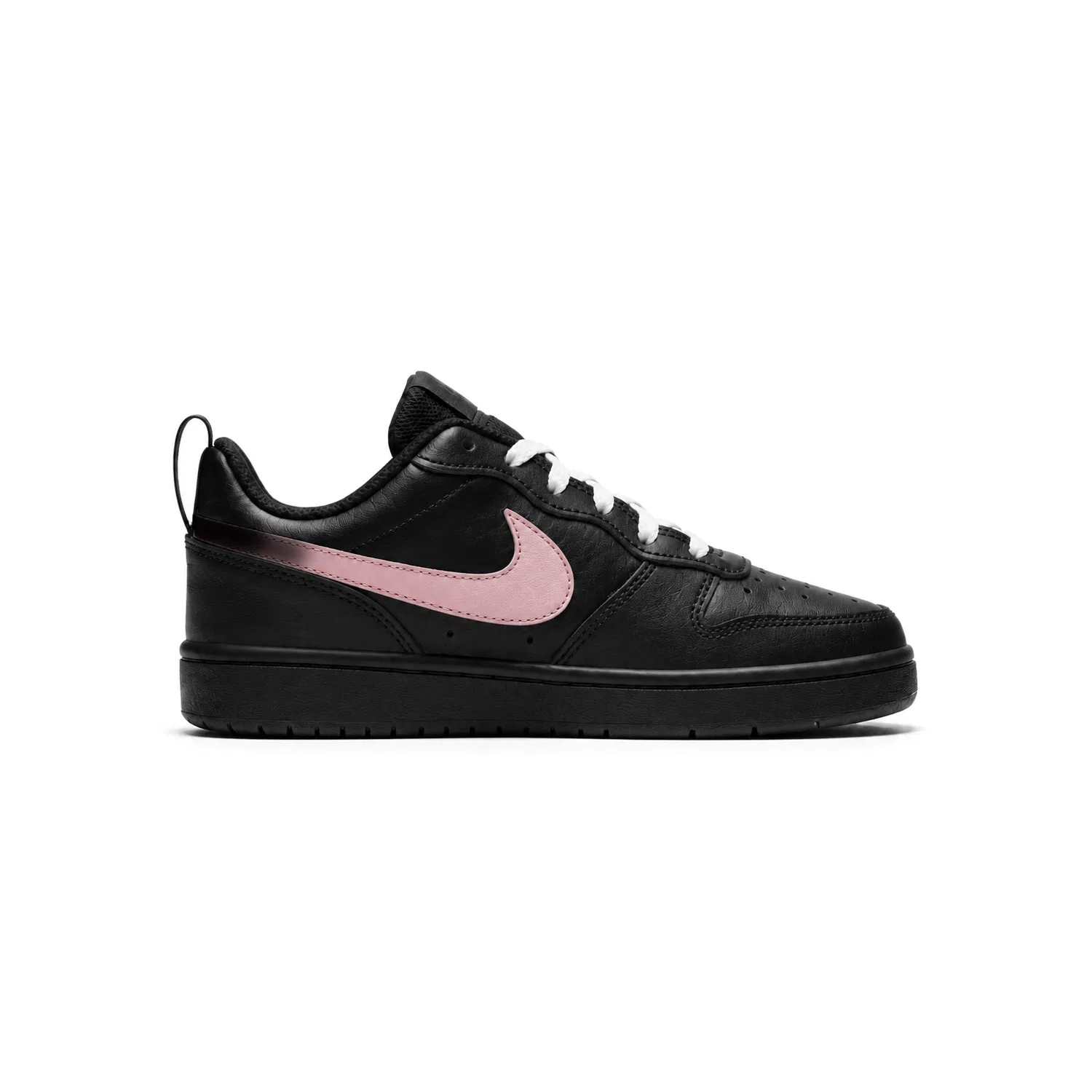 Детские кроссовки для скейтбординга с контрастным принтом Black Pink Court Borough 2 Nike — фото 4