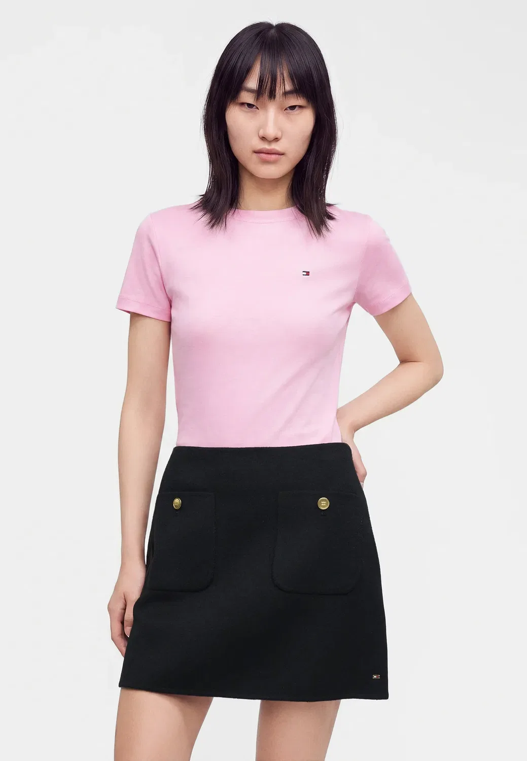 Женская мини-юбка Tommy Hilfiger, Black — фото 4