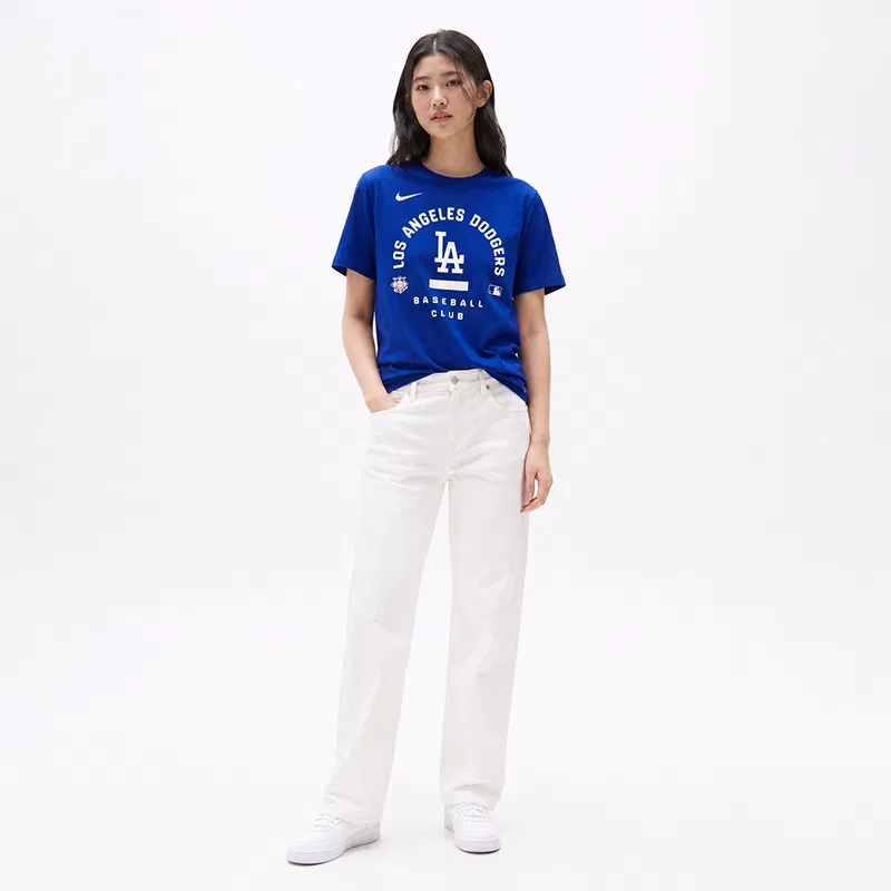 Футболка Nike MLB Grade School с круглым вырезом, Dark Blue — фото 4