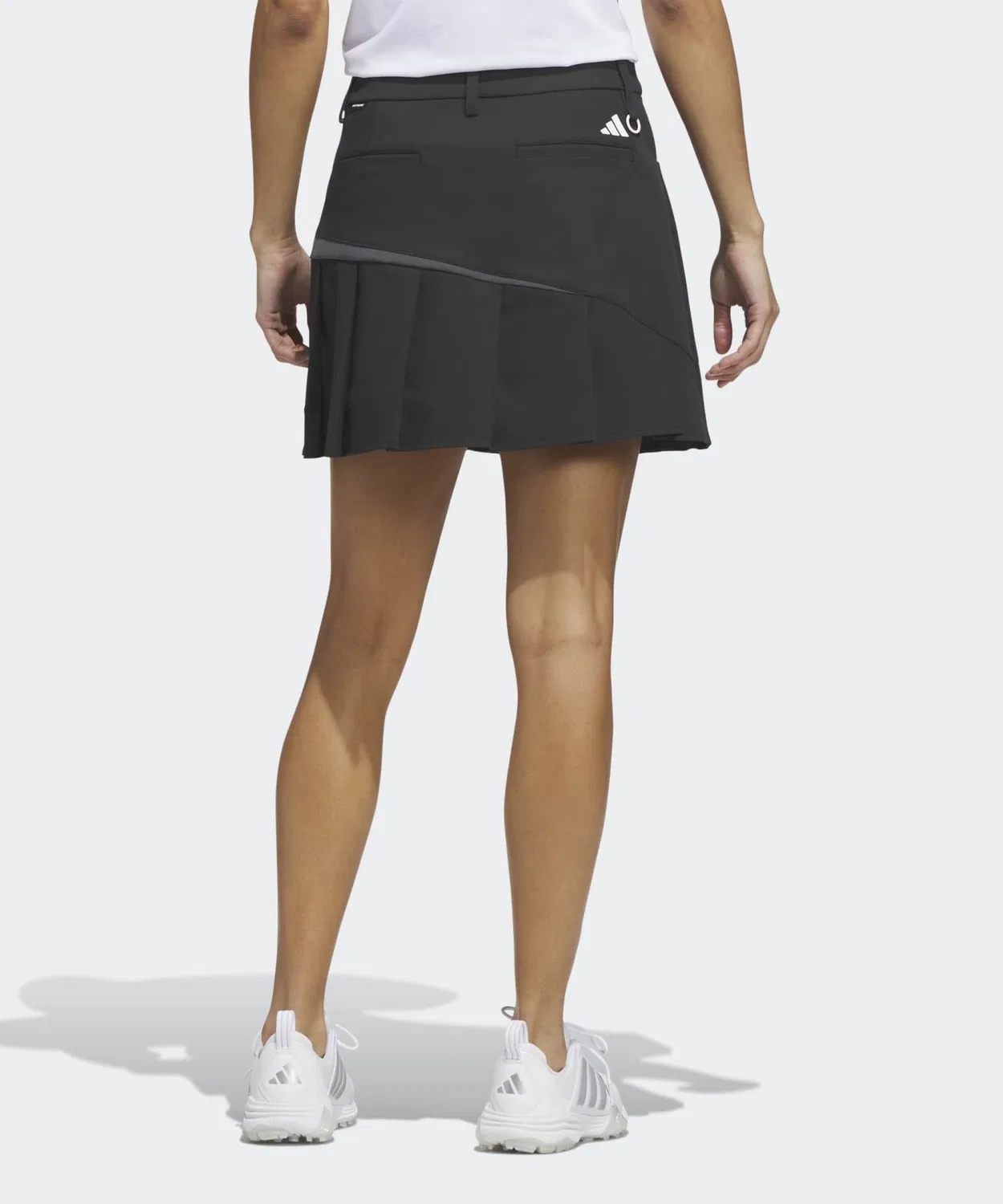 Женская плиссированная юбка из твила с водоотталкивающей пропиткой Twistweave Adidas, Black — фото 2