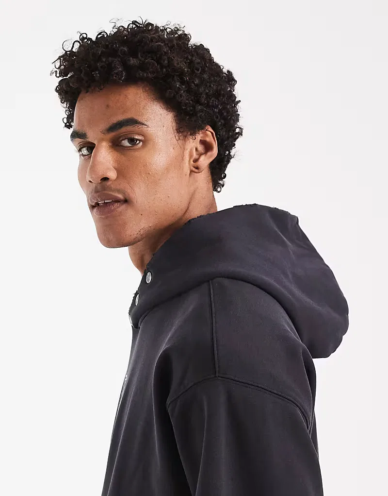 Худи Adidas Originals Elevated gfx, черный — фото 4