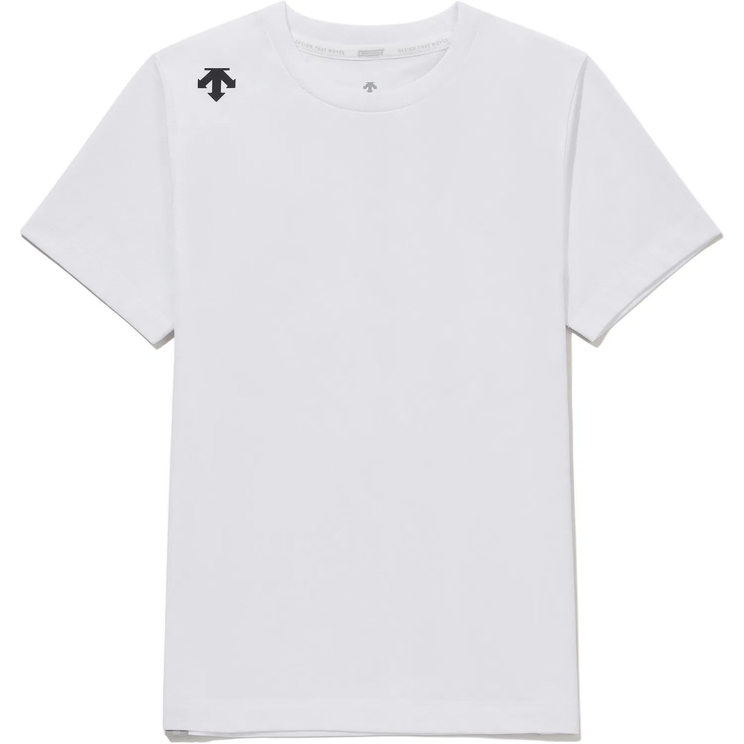 Детская футболка с круглым вырезом Descente, White