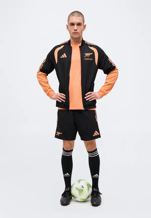 Шорты для отдыха Arsenal FC 26/27 Tiro - клубная форма Adidas Performance, черный — фото 2