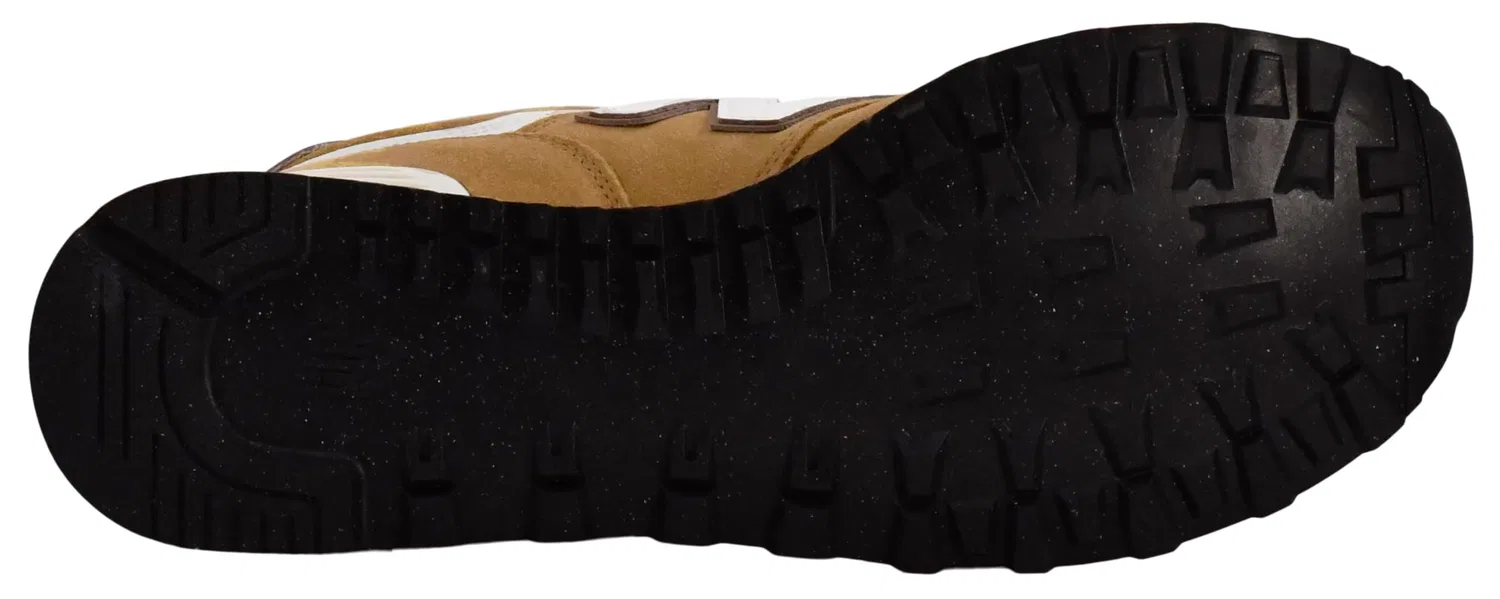 Детские кроссовки для мальчиков с шнуровкой 574 V2 New Balance, Desert Clay Sea Salt — фото 4
