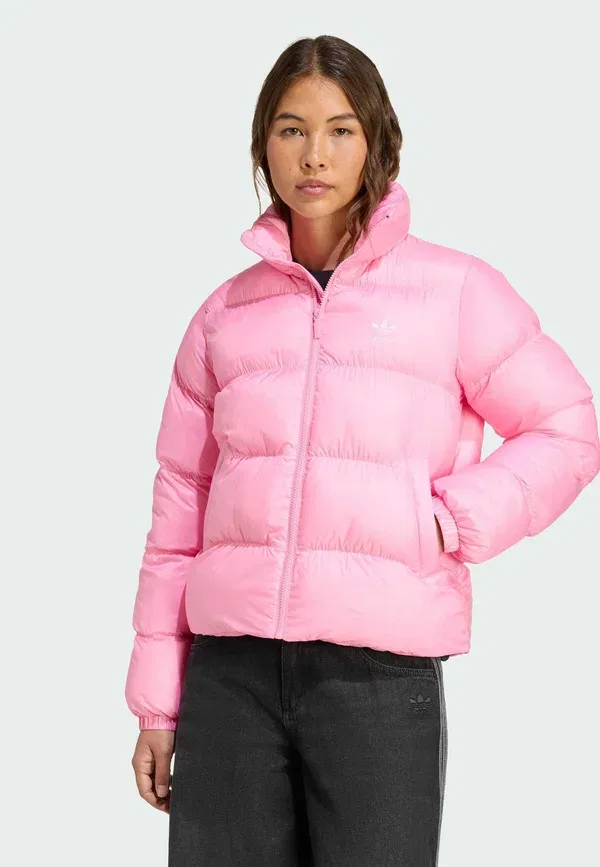 Пуховая куртка Adidas Originals, розовый