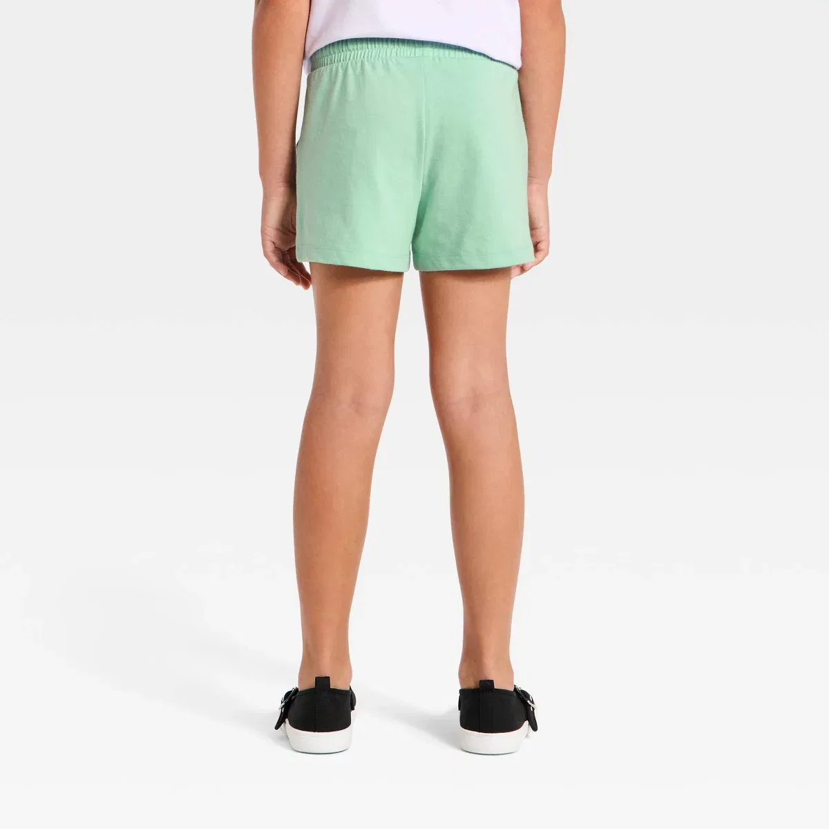 Детские шорты для девочек с завязкой Cat & Jack, Mint Green — фото 2