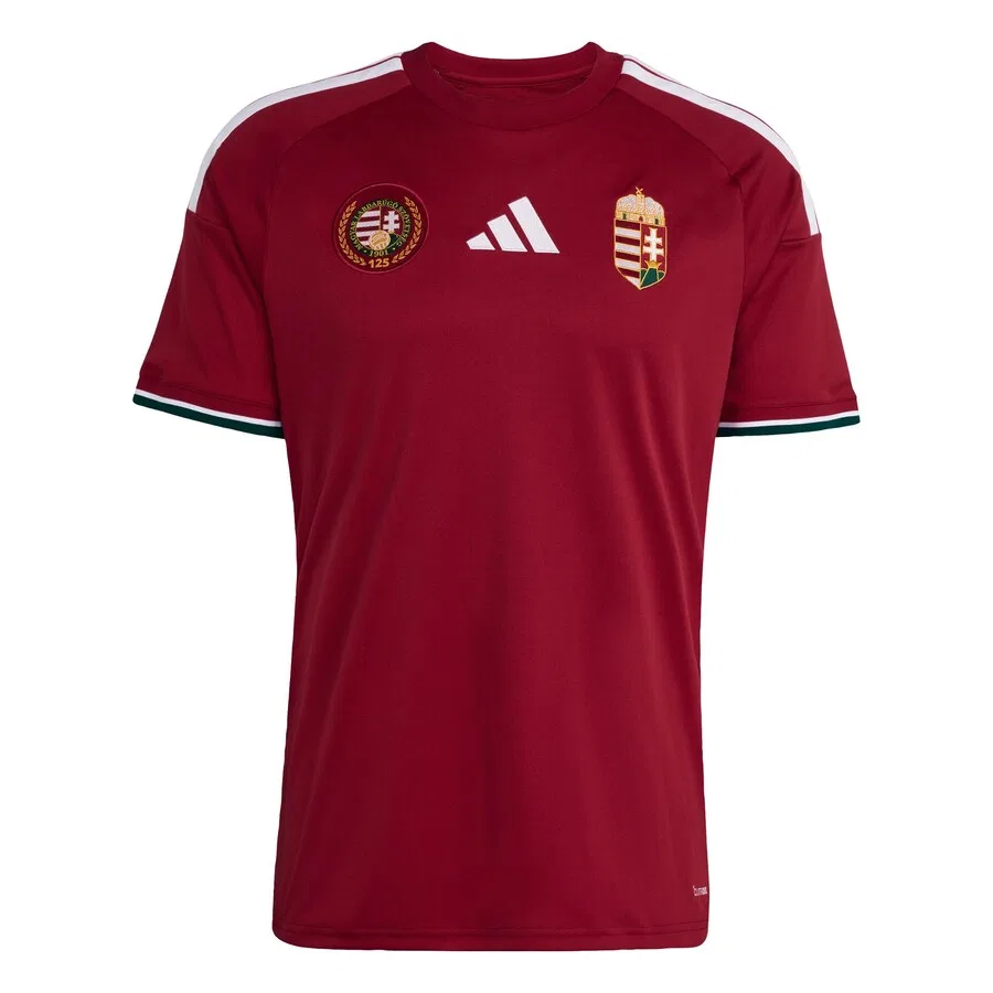 Футболка ADIDAS PERFORMANCE 'Hungary 26 Home' красного цвета
