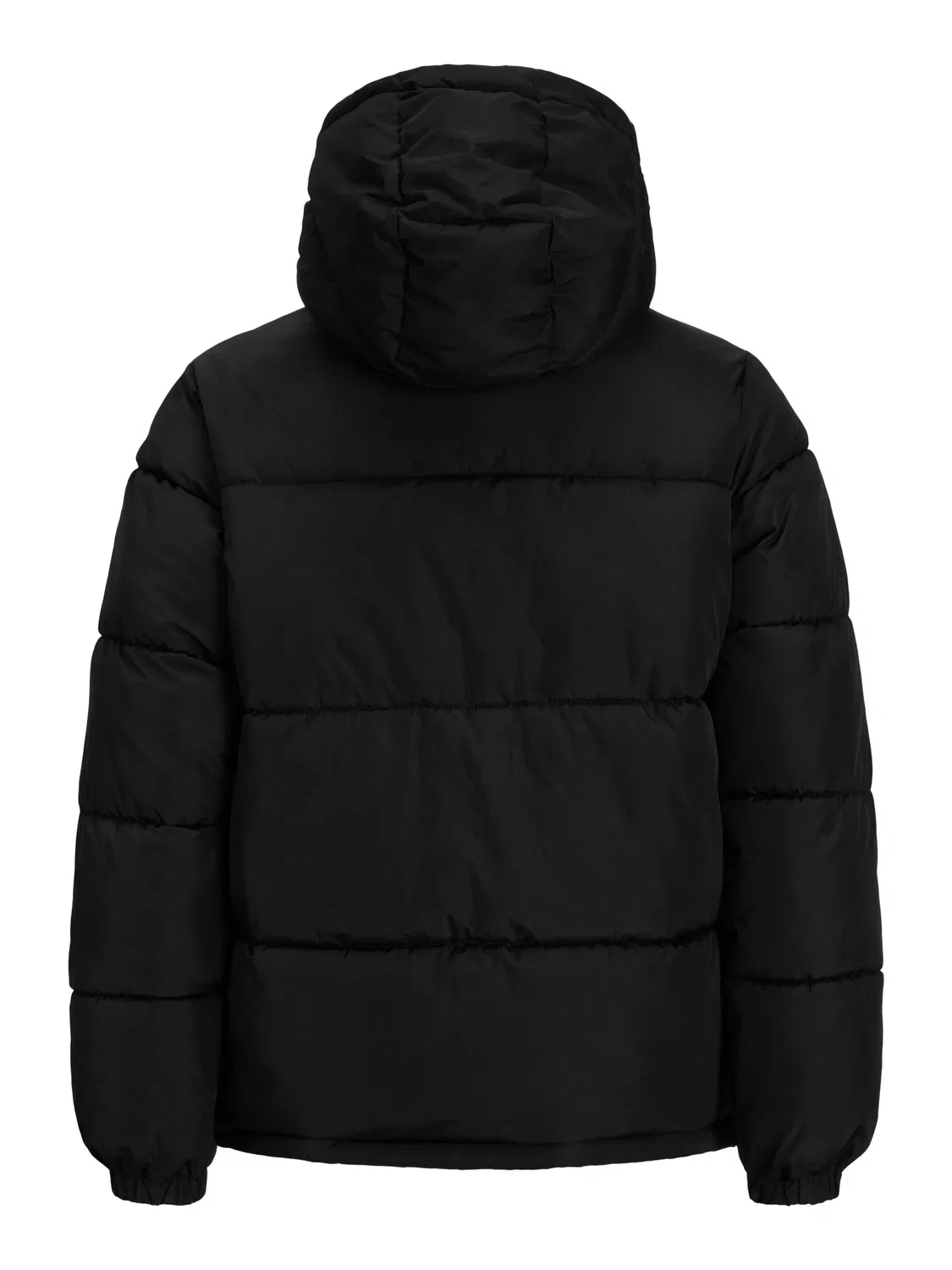 Стеганая куртка черная Jack & Jones Junior, черный — фото 2