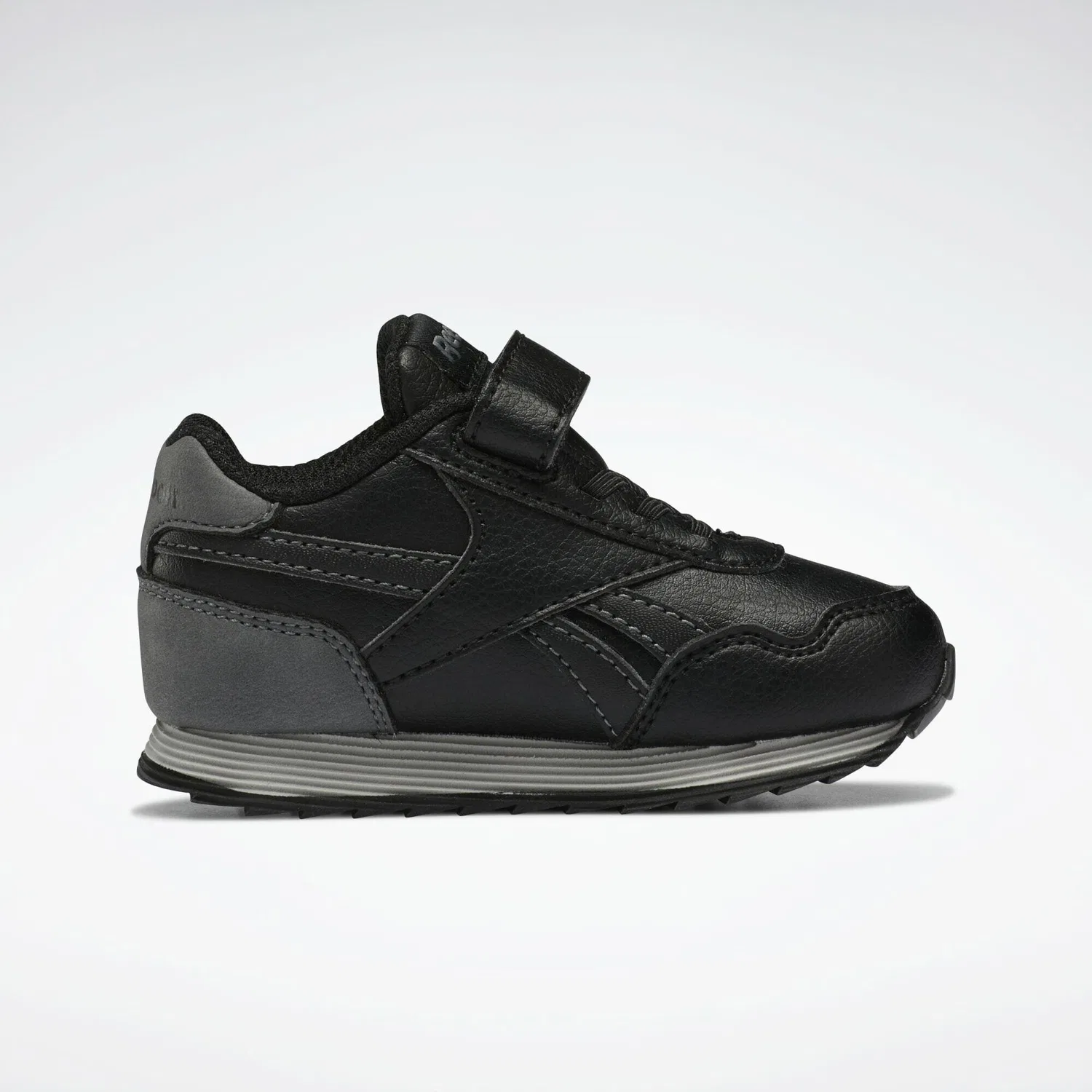 Детские кроссовки с H-ремнем Reebok Royal Classic Jogger 3 Shoes, Schwarz Grau — фото 3
