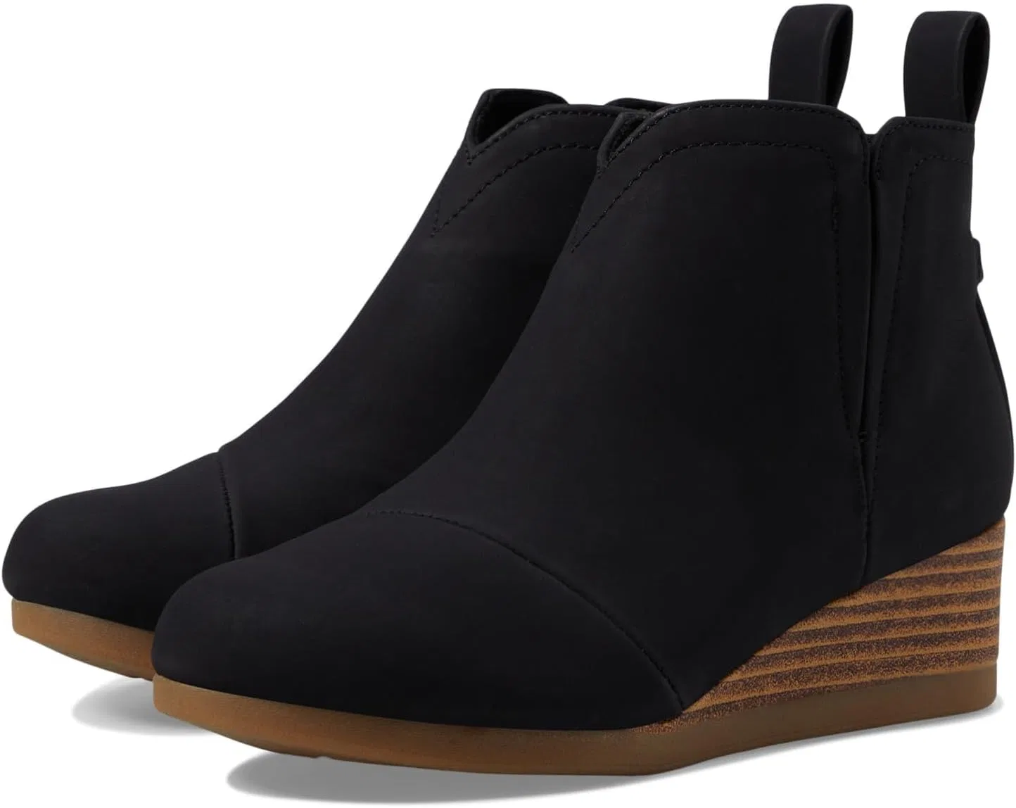 Детские ботинки для девочек TOMS Kids Clare, Black Nubuck