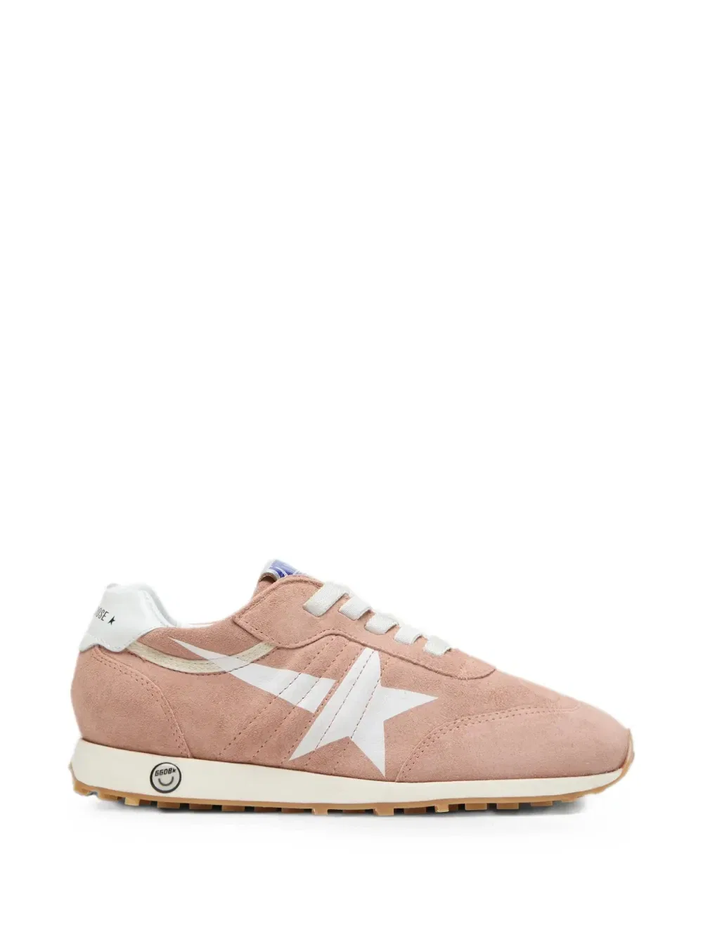 Кроссовки Marathon на шнуровке Golden Goose Kids, розовый