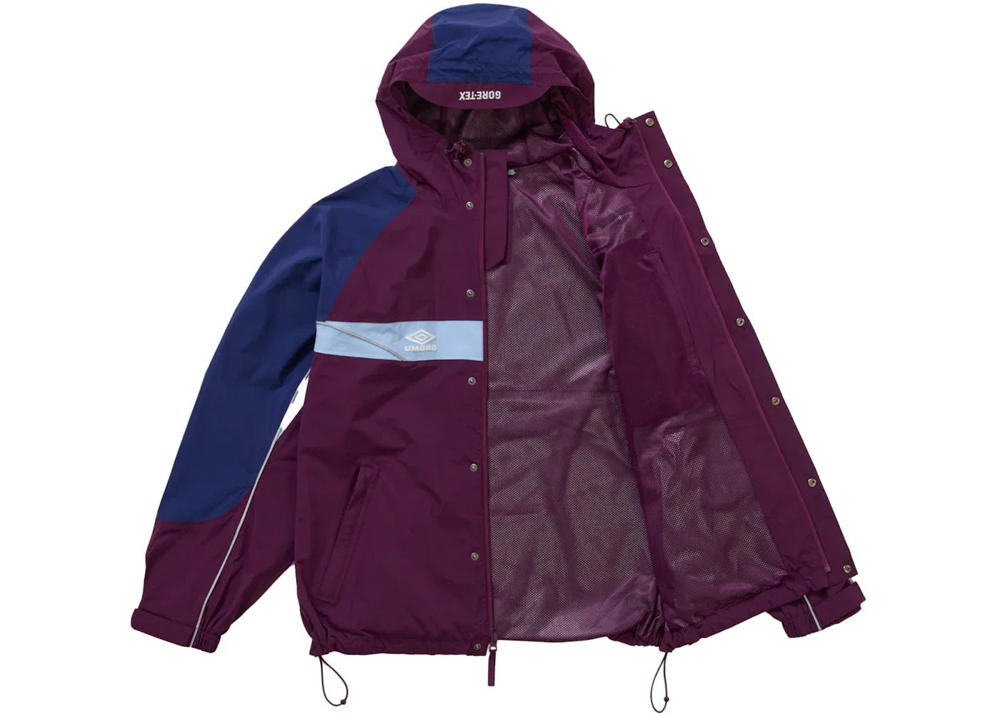 Мужская куртка с капюшоном GORE-TEX Supreme Umbro, Dark Purple — фото 2