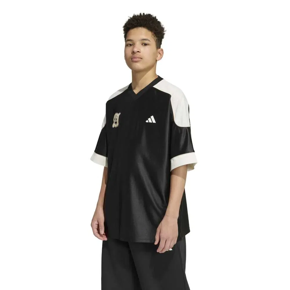 Футболка с коротким рукавом V-образным вырезом Adidas Stadium Jersey Adidas, черный