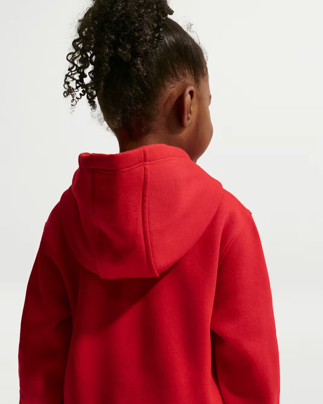 Детская толстовка с капюшоном Nike Sportswear Club Fleece, University Red — фото 2