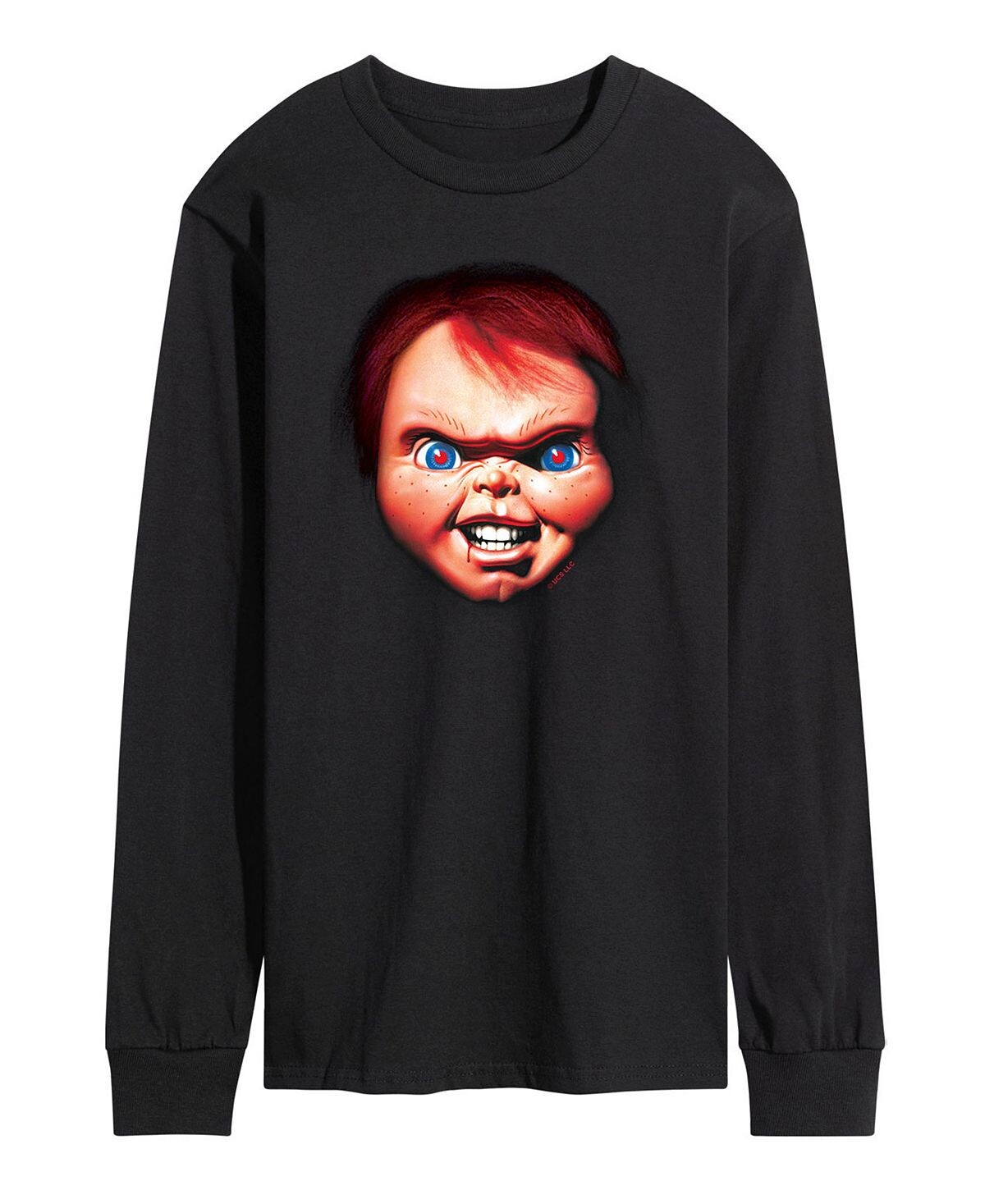 

Мужская футболка с длинным рукавом chucky face AIRWAVES, черный