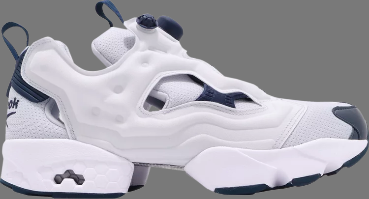 Кроссовки instapump fury og mu 'white navy' Reebok, белый - фото