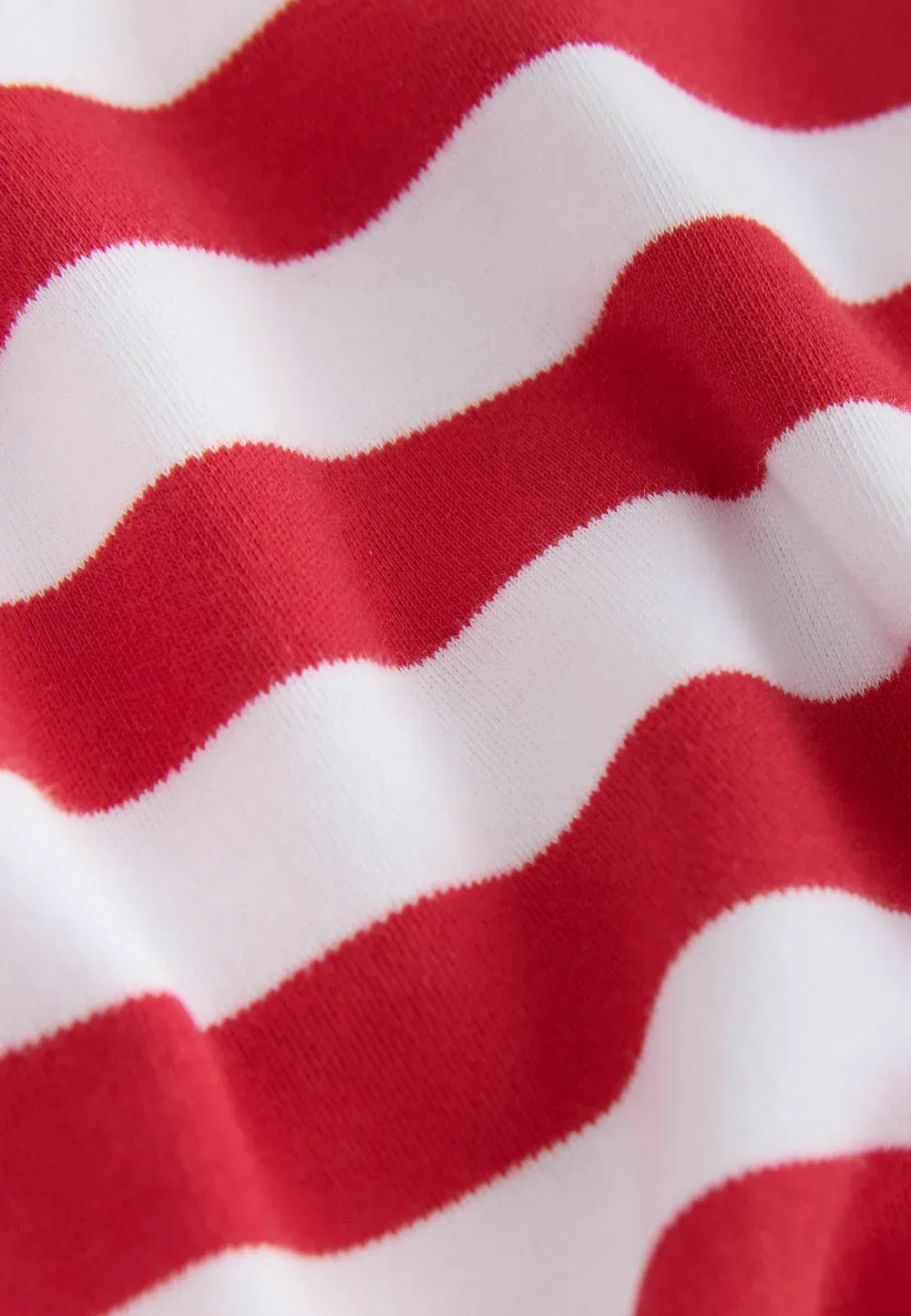 Футболка с круглым вырезом свободного кроя и принтом Next, Red White Stripe — фото 3