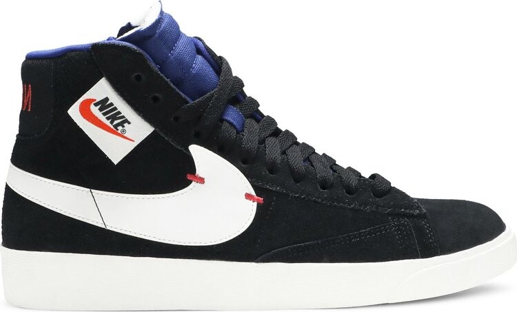 

Кроссовки Nike Wmns Blazer Mid Rebel XX 'Black Royal Blue', черный