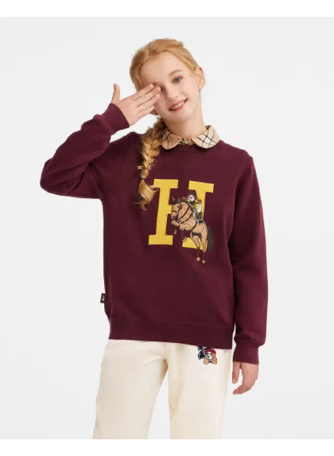 Свитер детский вязаный с принтом новогодний Hush Puppies