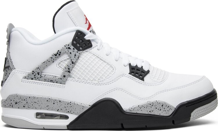 

Кроссовки Air Jordan 4 Retro OG White Cement 2016, белый