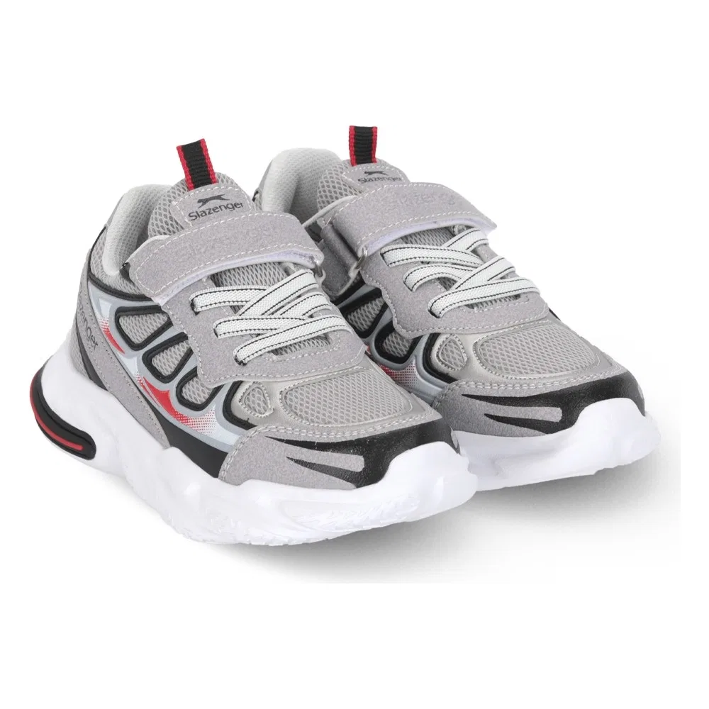 Детские спортивные кроссовки серо-черные Kafka F Slazenger — фото 2