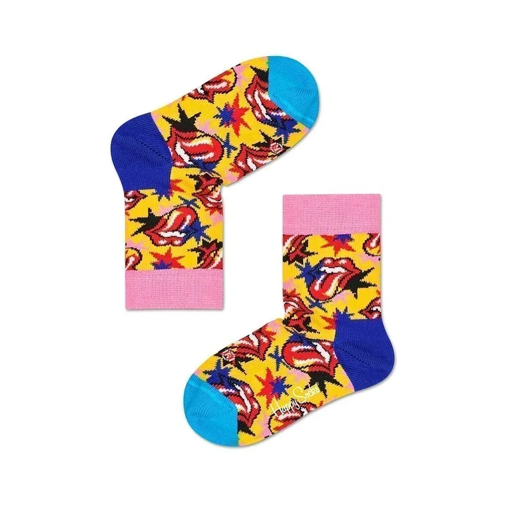 Носки Rolling Stones Happy Socks, желтый
