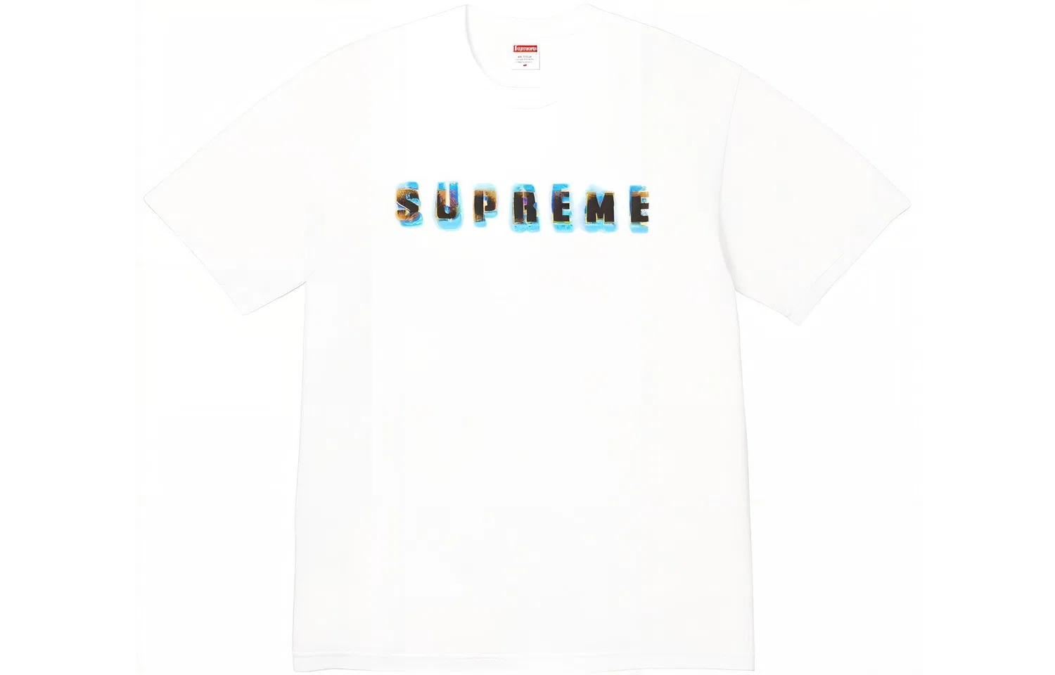 Футболка с принтом Supreme, Mustard Yellow/Mustard — фото 4