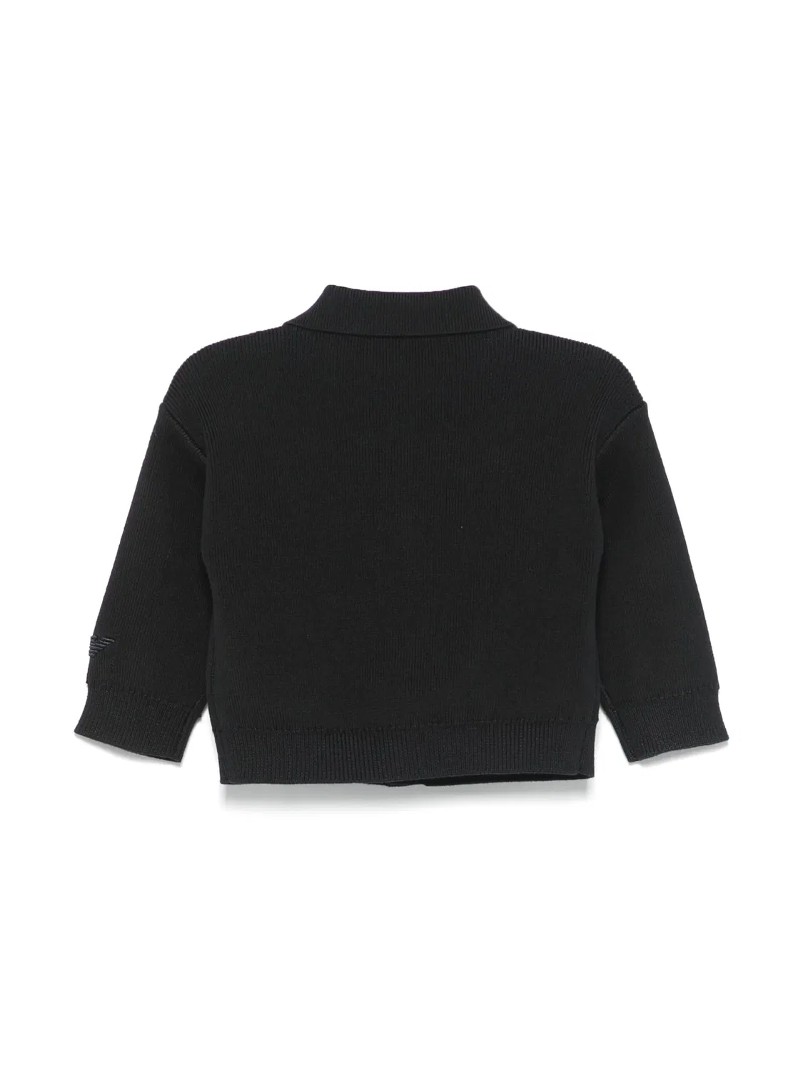 Emporio Armani Кардиган для мальчиков из голубого хлопка и вискозы — фото 2