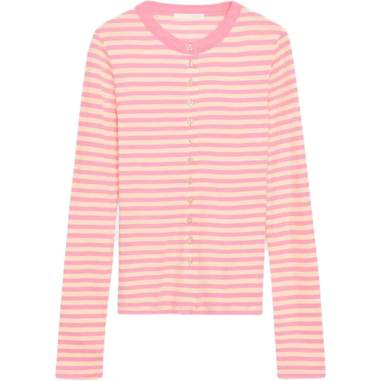 Женский свитер с круглым вырезом Medium Pink ZARA