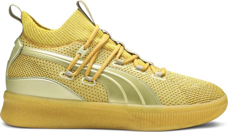 

Кроссовки Puma Clyde Court Title Run, золотой, Желтый, Кроссовки Puma Clyde Court Title Run, золотой