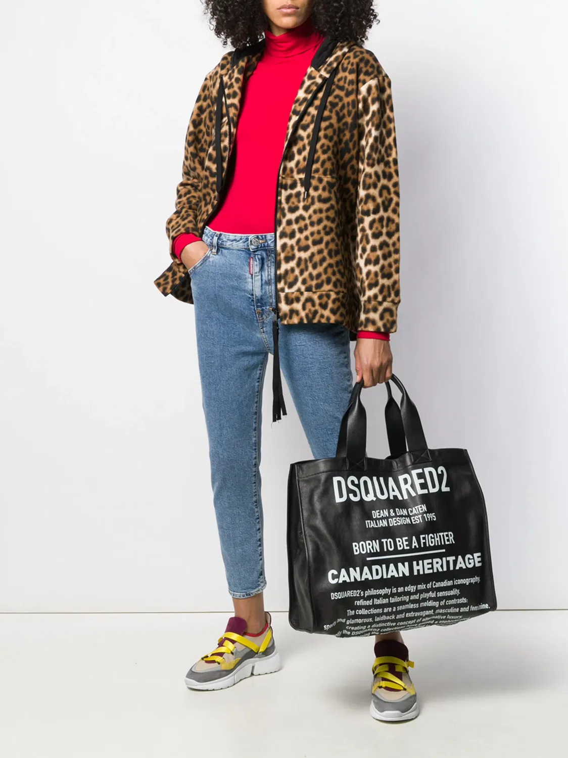 Укороченные джинсы скинни Dsquared2, синий — фото 2