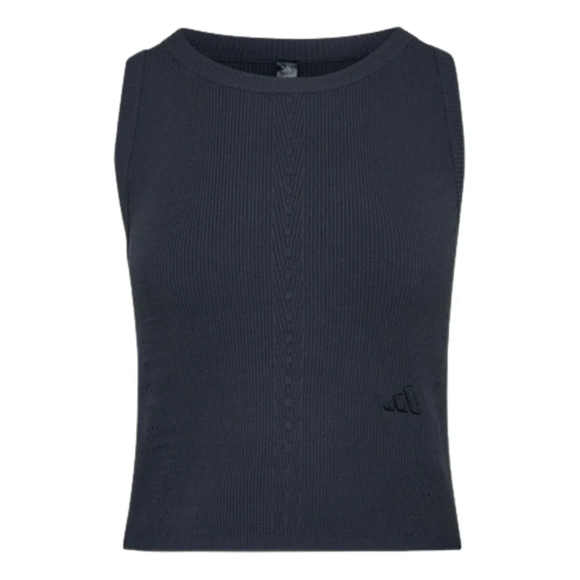 Женский топ Fully Knit Casual Sportswear Tank Top 'Black' adidas, черный