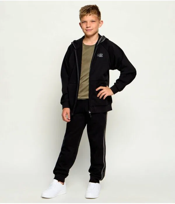 Детский спортивный костюм для мальчиков Regular Fit EA7, черный