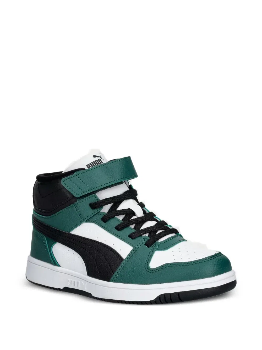Кроссовки Rebound Slam с высоким берцем Puma Kids, зеленый