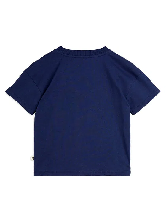 Футболка regular fit Bow Mini Rodini, темно-синий — фото 2