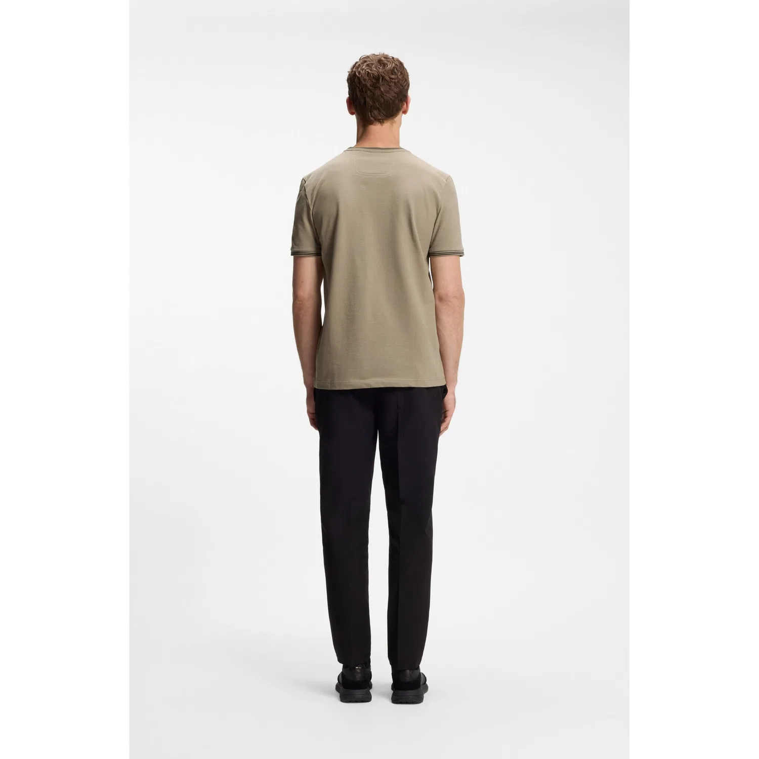 Детская хлопковая дышащая футболка Taul BOSS GREEN, Light Pastel Green — фото 4