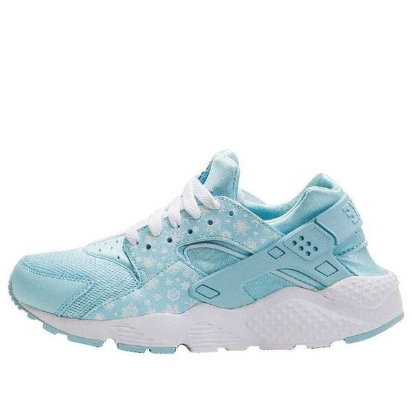 

Кроссовки huarache run принт Nike, голубой