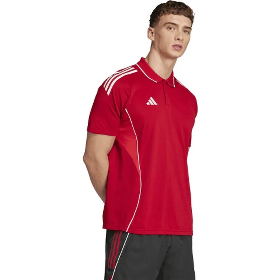 Мужское поло с длинным рукавом adidas TIRO25C, Красный — фото 3
