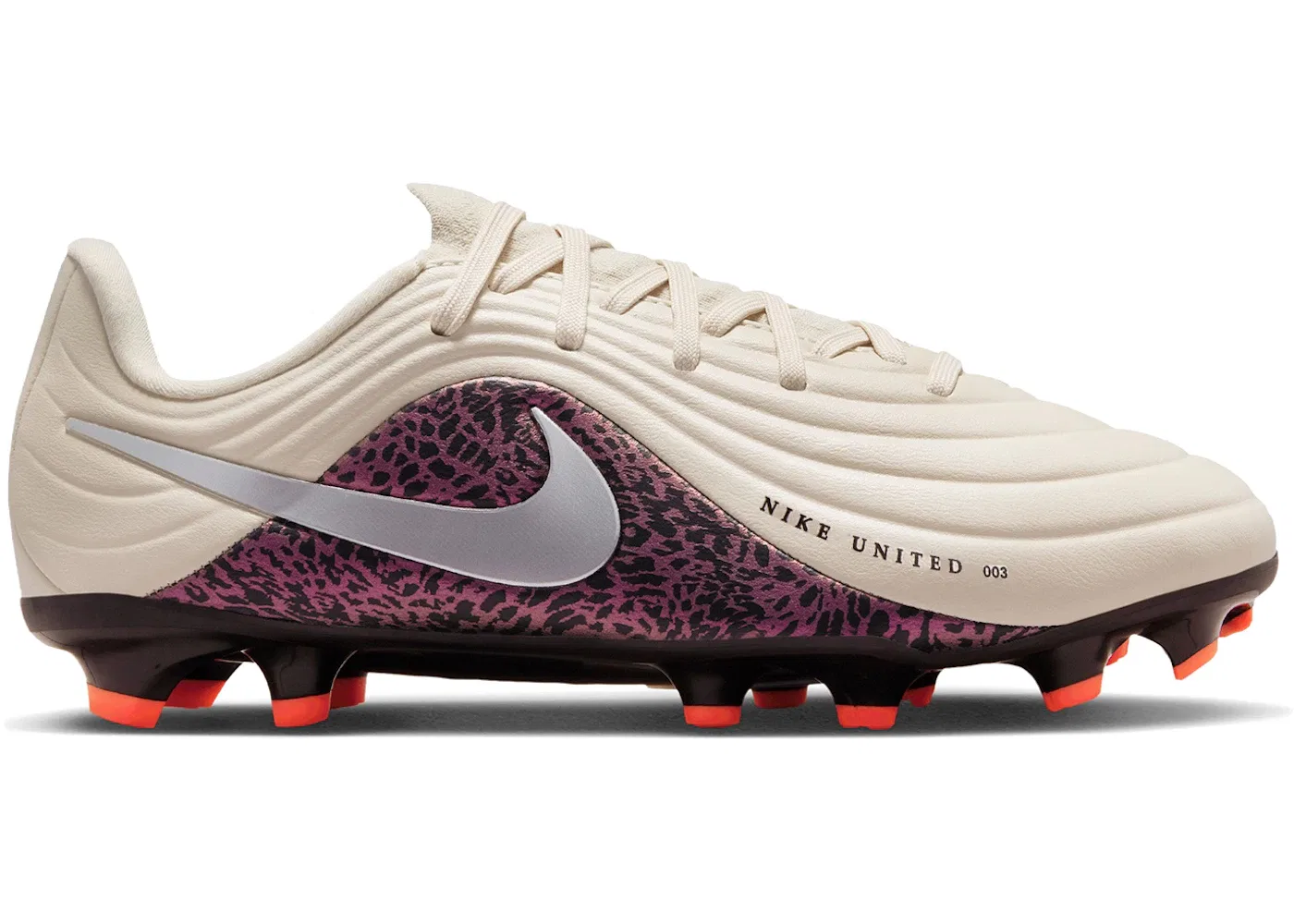 Детские бутсы Nike Tiempo Maestro Academy FG/MG United 003 Pack, Fossil/Burgundy Crush/Metallic Silver