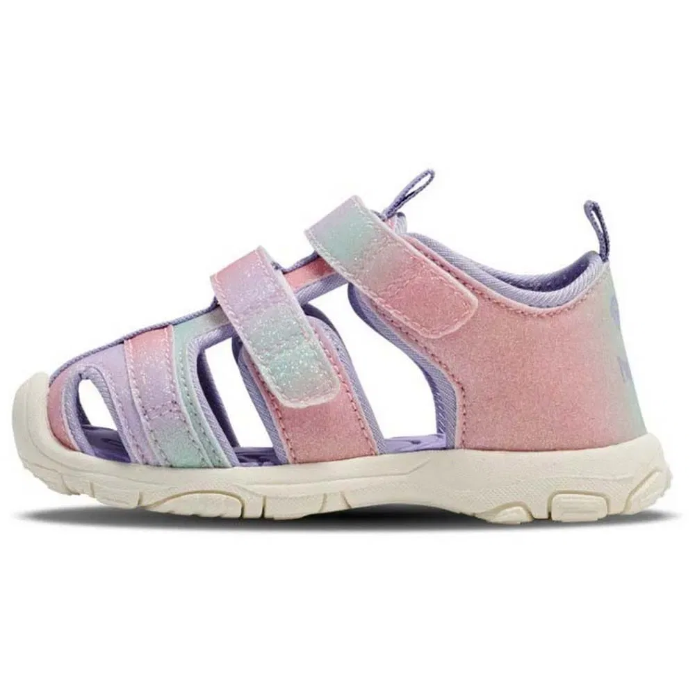 Сандалии с липучками Hummel, розовый