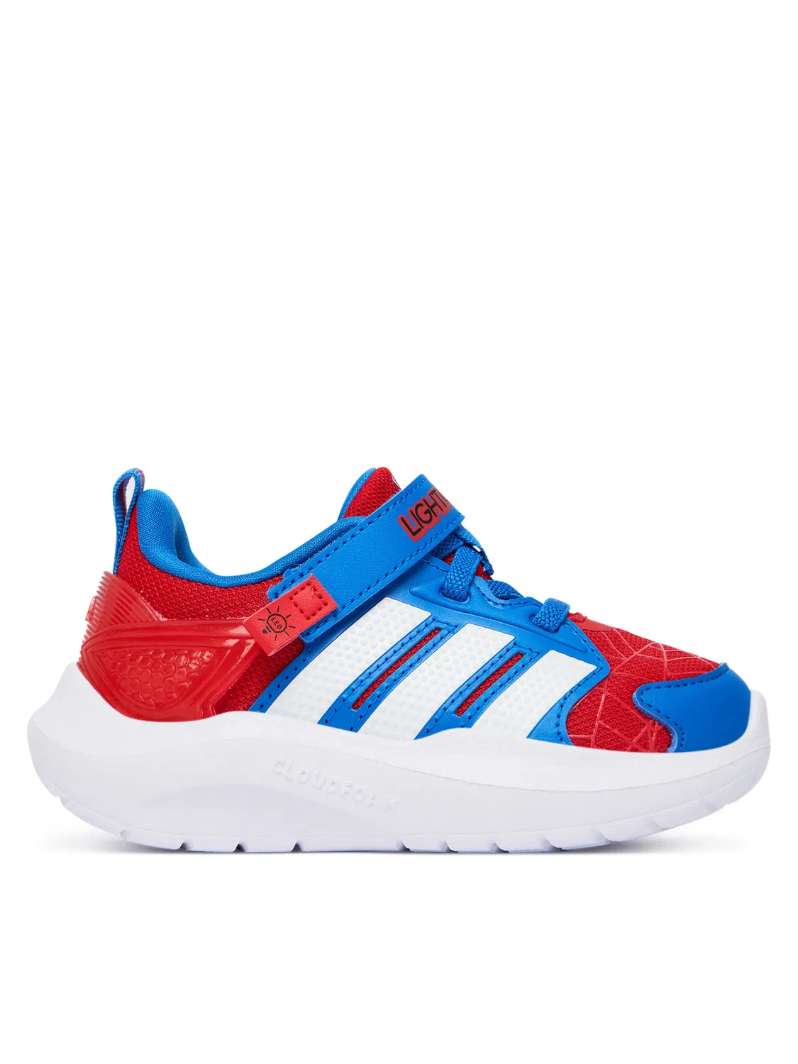 Кроссовки для мальчика Marvel Lightorama Spider-Man Adidas, синий