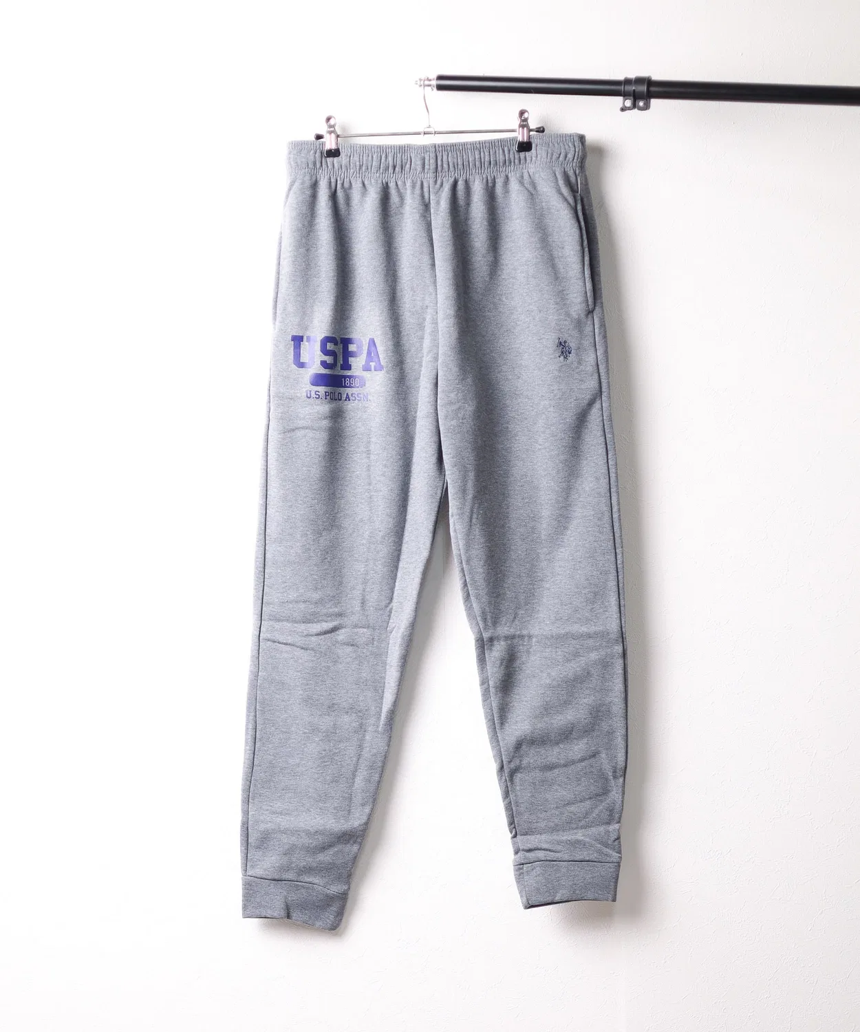 Мужские спортивные джоггеры с принтом USPA Trainer Jogger U.S. POLO ASSN., Серый