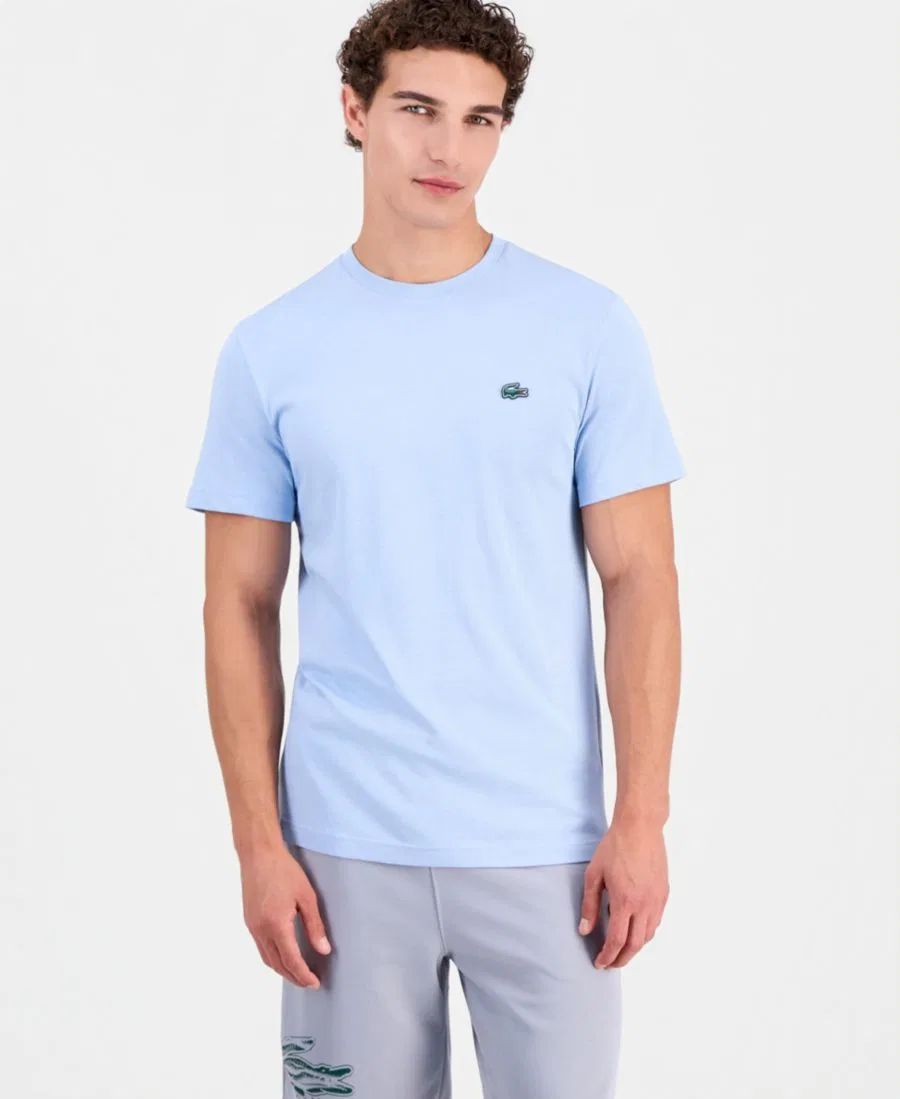 Футболка с принтом и коротким рукавом Lacoste, Chambray — фото 3
