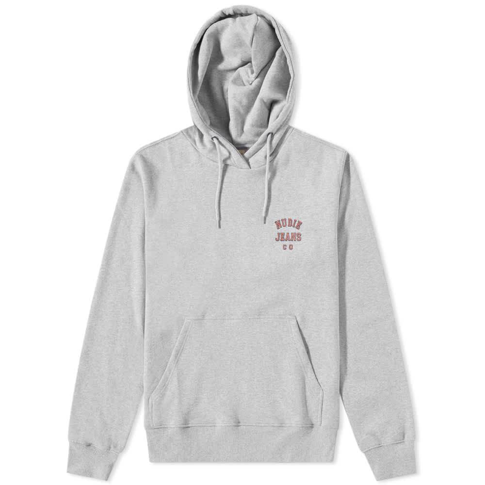 

Толстовка Nudie Franke Logo Hoody, Серый, Толстовка Nudie Franke Logo Hoody