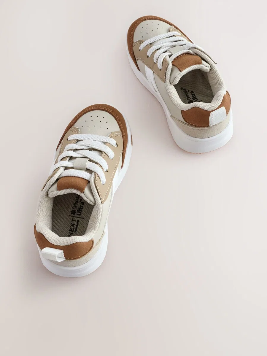 Кроссовки Next, бежевый/желтовато-коричневый/серо-бежевый — фото 2