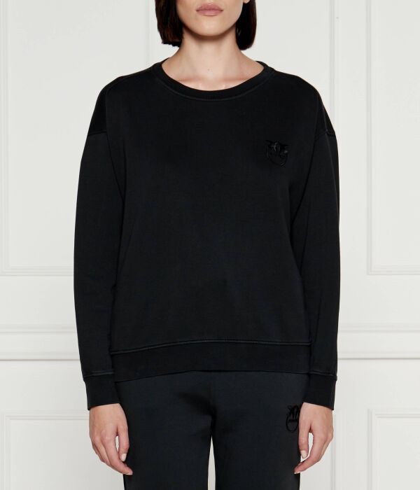

Установка свитера Relaxed fit Pinko, черный