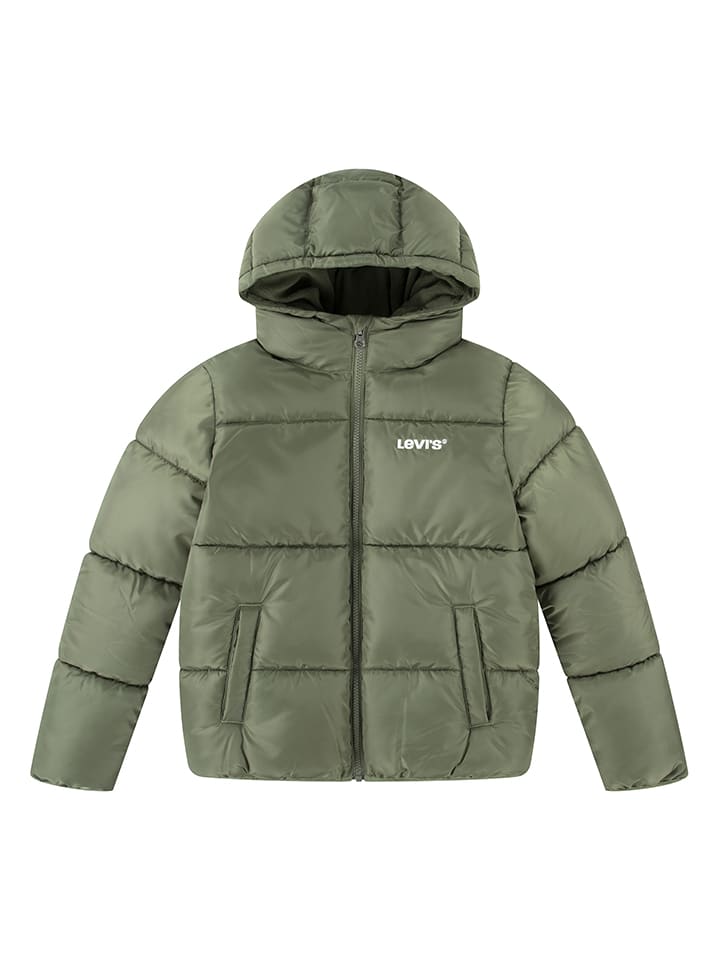 

Стеганая куртка Levi's Kids, хаки