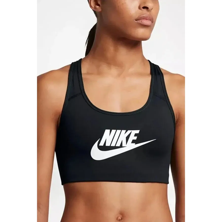 Спортивный бюстгальтер без рукавов Swoosh Futura Nike, Черный