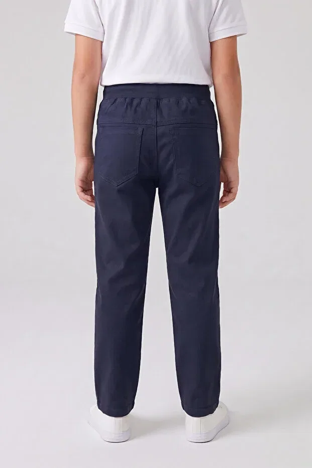Детские брюки для мальчиков хлопковые Regular Nacar Çarşı, Navy Blue — фото 2